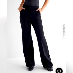 Express Editor Flare Trouser High Rise Pants